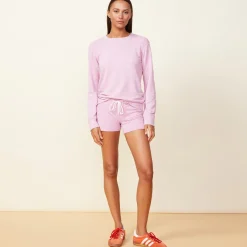 MONROW Supersoft Vintage Shorts PINKLAVENDER Hot